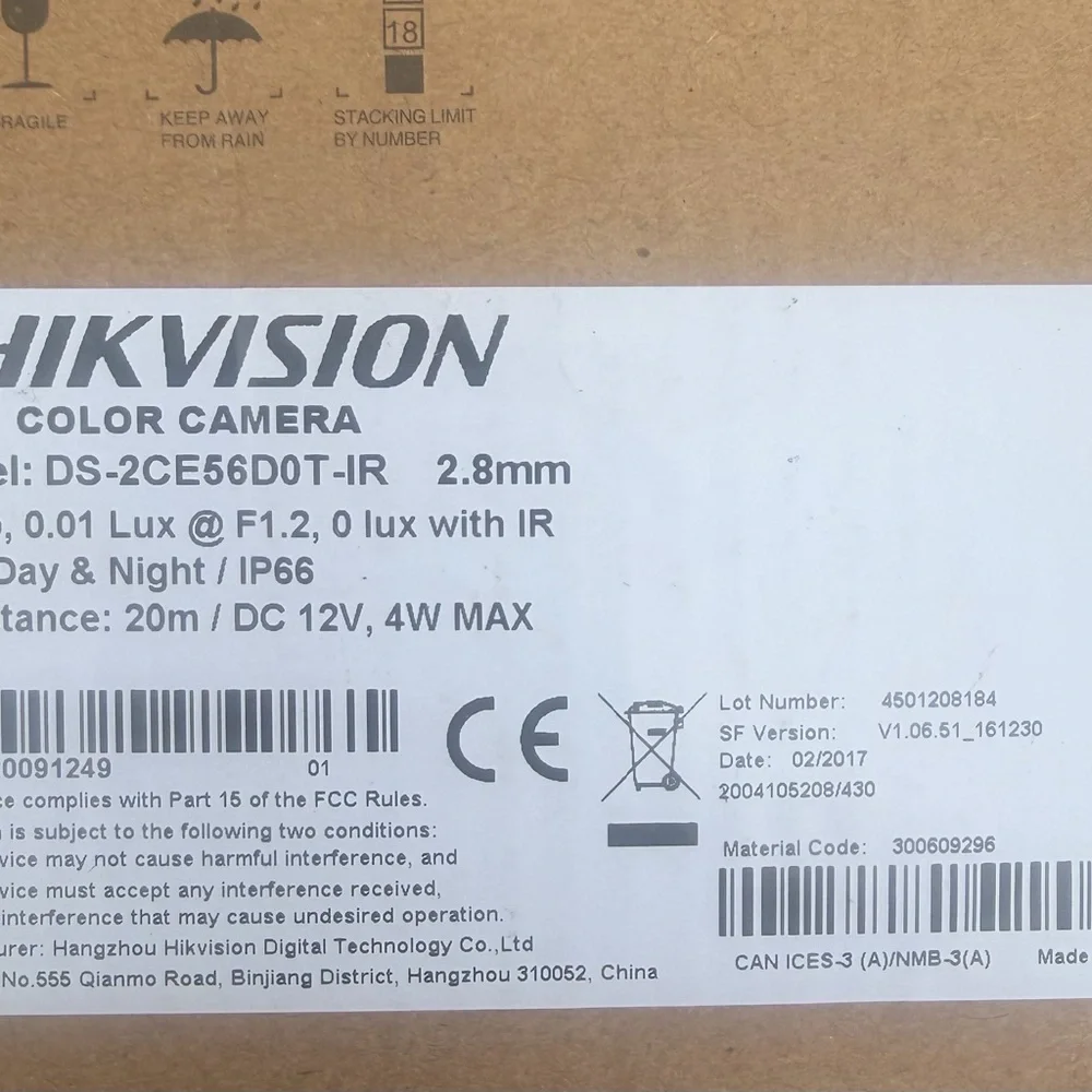 Hikvision Gray Surveillance Camera